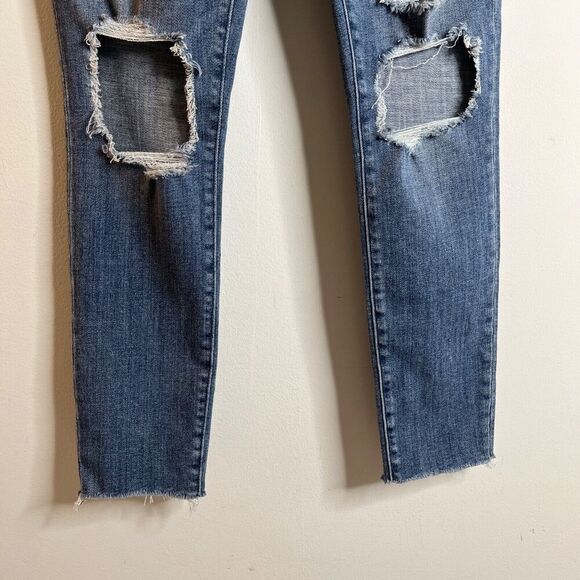 Abercrombie & Fitch Women's Jeans 28/6S Simone High Rise Super Skinny Distressed - Picture 4 of 7